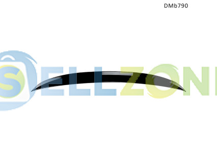 Πίσω αεροτομή Mercedes ML GLE W166 (2012-2018) - DMb790